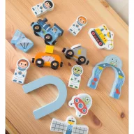 Tooky Toy űrhajós vonatkészlet  