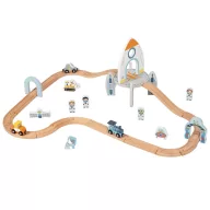 Tooky Toy űrhajós vonatkészlet  