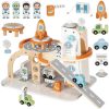 Tooky Toy fa parkolóház kiegészítőkkel
