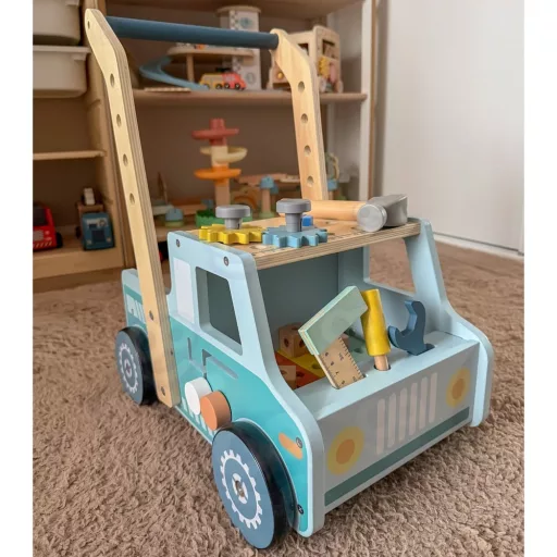 Tooky Toy barkácskészlet tologatós autóban