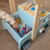 Tooky Toy barkácskészlet tologatós autóban