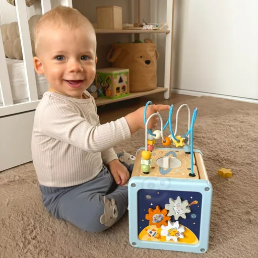 Tooky Toy multifunkciós tevékenységi kocka