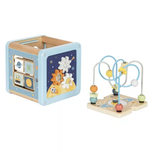 Tooky Toy multifunkciós tevékenységi kocka