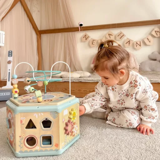 Tooky Toy XL montessori, multifunkciós aktív kocka
