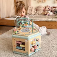 Tooky Toy XL montessori, multifunkciós aktív kocka