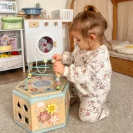 Tooky Toy XL montessori, multifunkciós aktív kocka