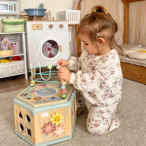 Tooky Toy XL montessori, multifunkciós aktív kocka
