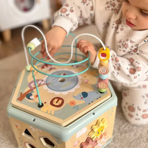 Tooky Toy XL montessori, multifunkciós aktív kocka