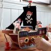 JátékTOOKY TOY fa kalózhajó - figurákkal