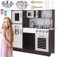 JátékTooky Toy XXL fa játékkonhya - fekete