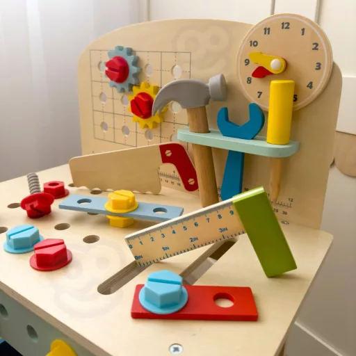 JátékTooky Toy fa barkácsasztal