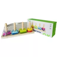 JátékTooky Toy szín és formakereső fajáték, akadályokkal