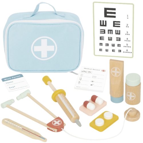 Tooky Toy doktor készlet bőröndben