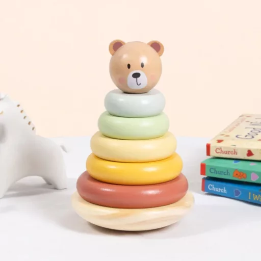 Tooky Toy macis szenzoros montessori torony