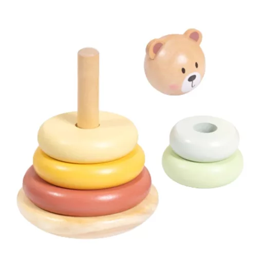 Tooky Toy macis szenzoros montessori torony