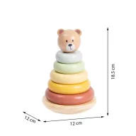 Tooky Toy macis szenzoros montessori torony