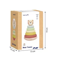 Tooky Toy macis szenzoros montessori torony