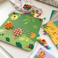 Tooky Toy tűzős puzzle készlet