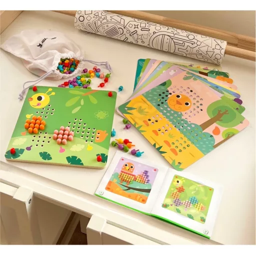 Tooky Toy tűzős puzzle készlet