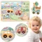 Tooky Toy  interaktív fa puzzle - járműhangokkal