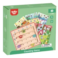 JátékTooky Toy állatos, fa számolós játék