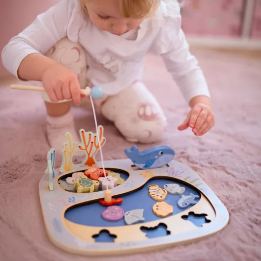 Tooky Toy montessori mágneses horgászjáték