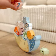 Tooky Toy montessori, űrhajós egyensúlyozó játék