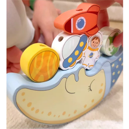 Tooky Toy montessori, űrhajós egyensúlyozó játék