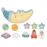 Tooky Toy montessori, űrhajós egyensúlyozó játék