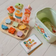 Tooky Toy 5 az 1-ben montessori oktatódoboz