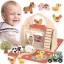 Tooky Toy fa farmjáték összecsukható böröndben