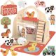 Tooky Toy fa farmjáték összecsukható böröndben