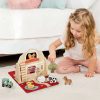 Tooky Toy fa farmjáték összecsukható böröndben