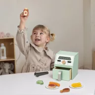   Tooky Toy fa játék légkeveréses sütő kiegészítőkkel 