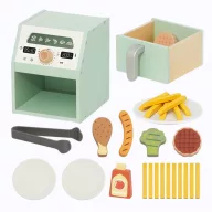   Tooky Toy fa játék légkeveréses sütő kiegészítőkkel 