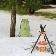 Tooky Toy XXL kempingkészlet bográccsal és tábortűzzel