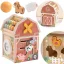 Tooky Toy montessori aktivitás kocka abakusszal - farm