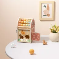 Tooky Toy montessori aktivitás kocka abakusszal - farm