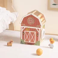 Tooky Toy montessori aktivitás kocka abakusszal - farm