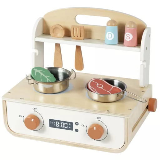 Tooky Toy játékkonyha és grillsütő kiegészítőkkel 