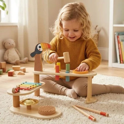 Tooky Toy multifunkciós zenei oktató asztal 