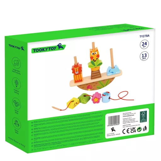 JátékTooky Toy 3 az 1-ben állatos egyensúlyozó játék
