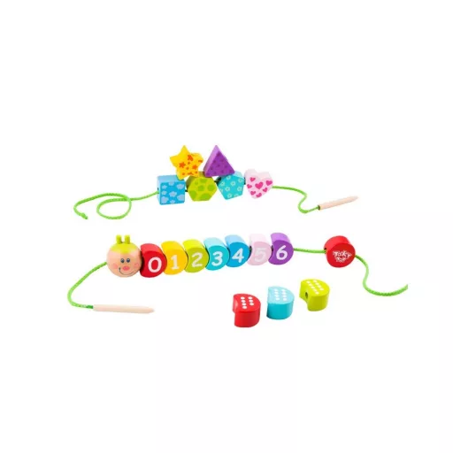 JátékTooky Toy fa kukacos fűzőcske