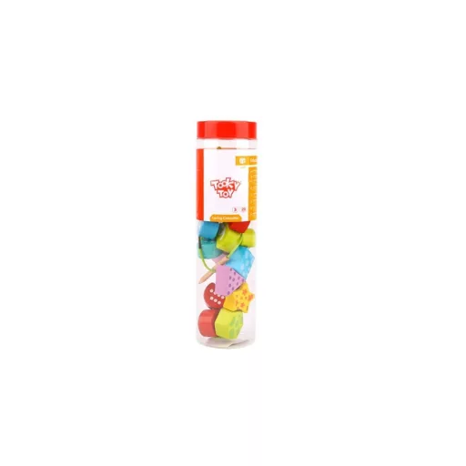 JátékTooky Toy fa kukacos fűzőcske